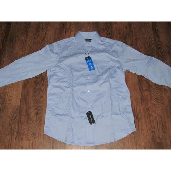 Nautica | Shirts | Nautica Mens Long Sleeve Dress Shirt Size M | Poshmark